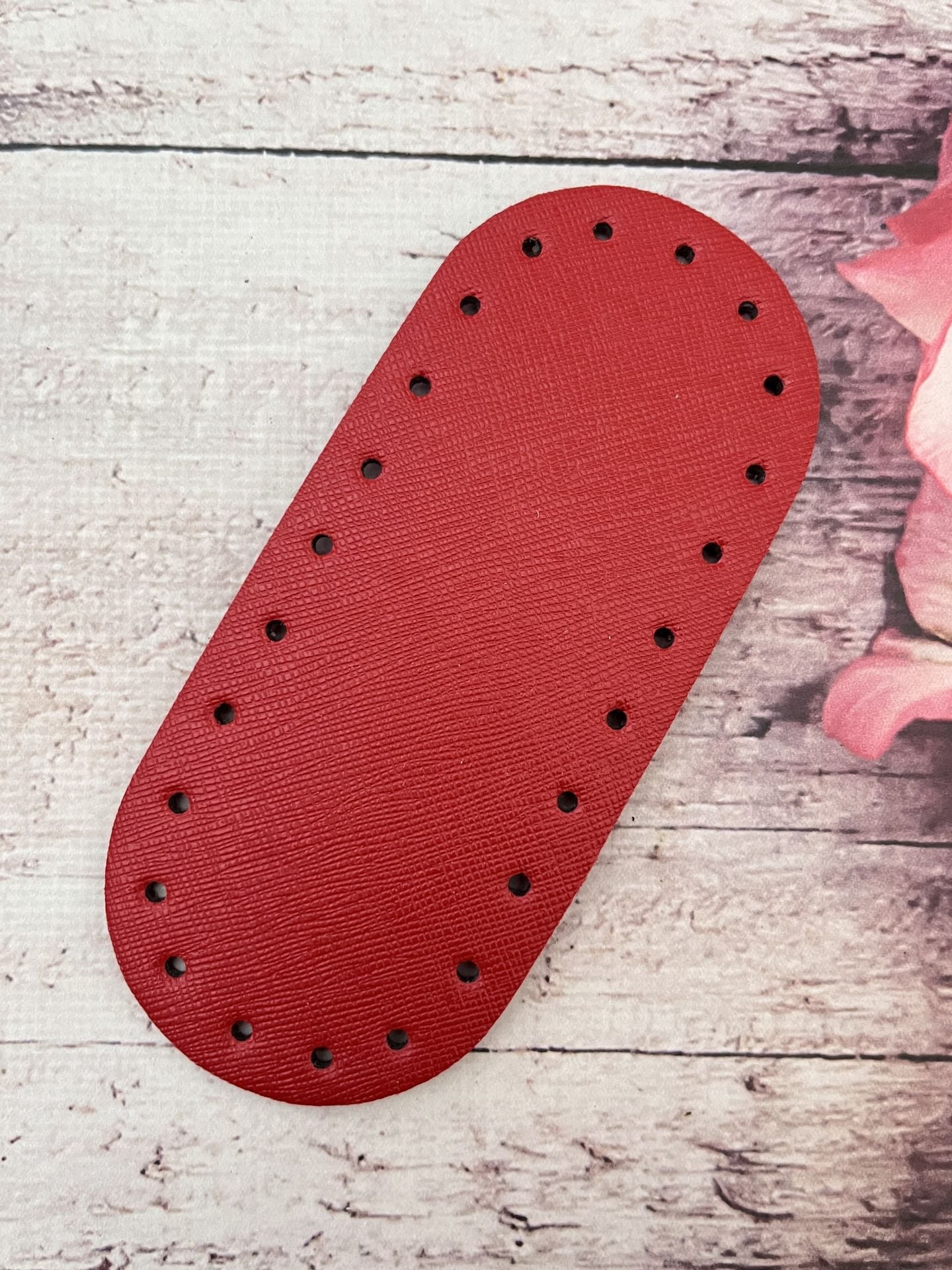 14*6 CM KÜÇÜK  ÇANTA TABANI RİVETSİZ kırmızı