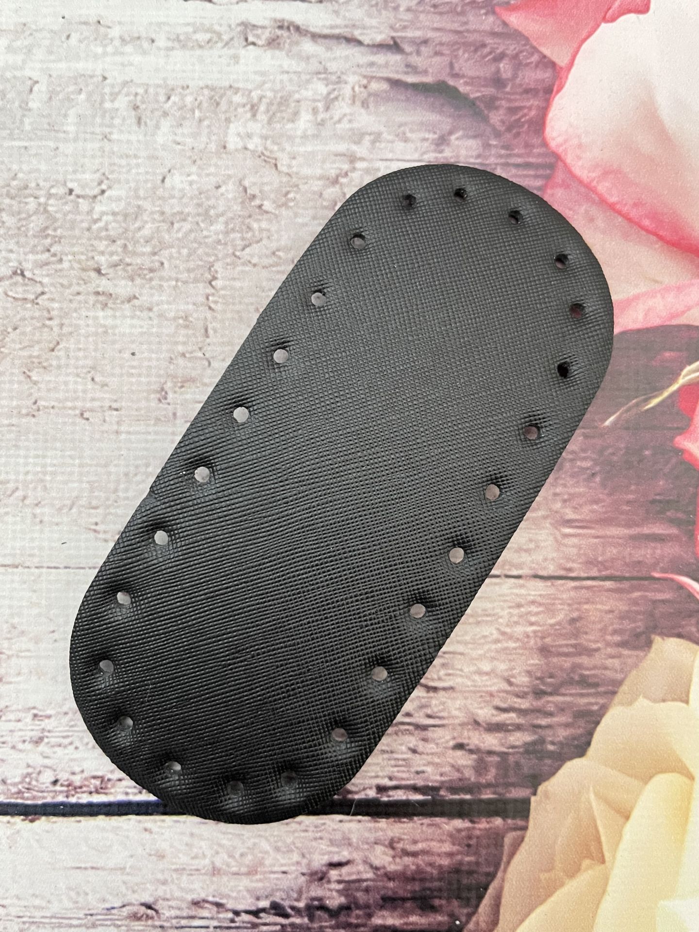 14*6 CM KÜÇÜK  ÇANTA TABANI RİVETSİZ siyah