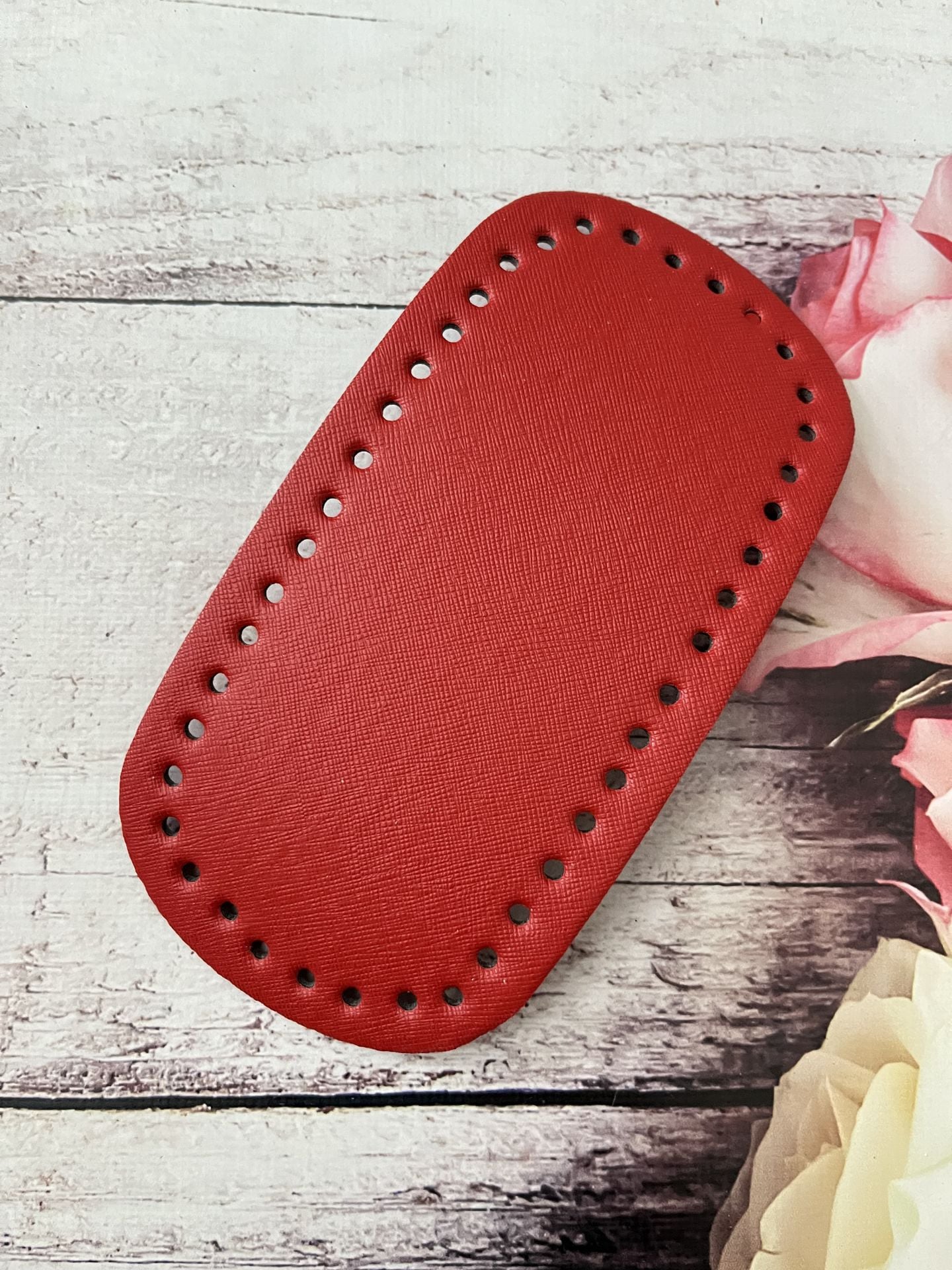 10*20 ÇANTA  TABANI RİVETSİZ OVAL kırmızı