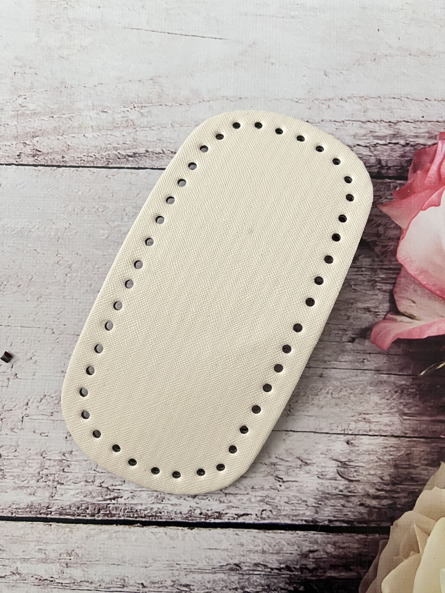 10*20 ÇANTA  TABANI RİVETSİZ OVAL Krem