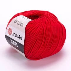 YARNART JEANS 90 KIRMIZI