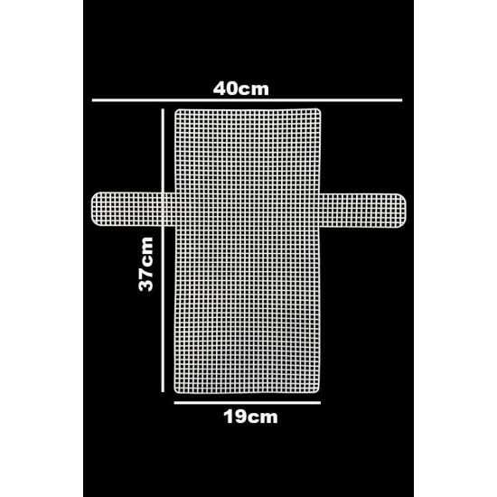 KÖŞELİ ÇANTA KANVASI  40*37