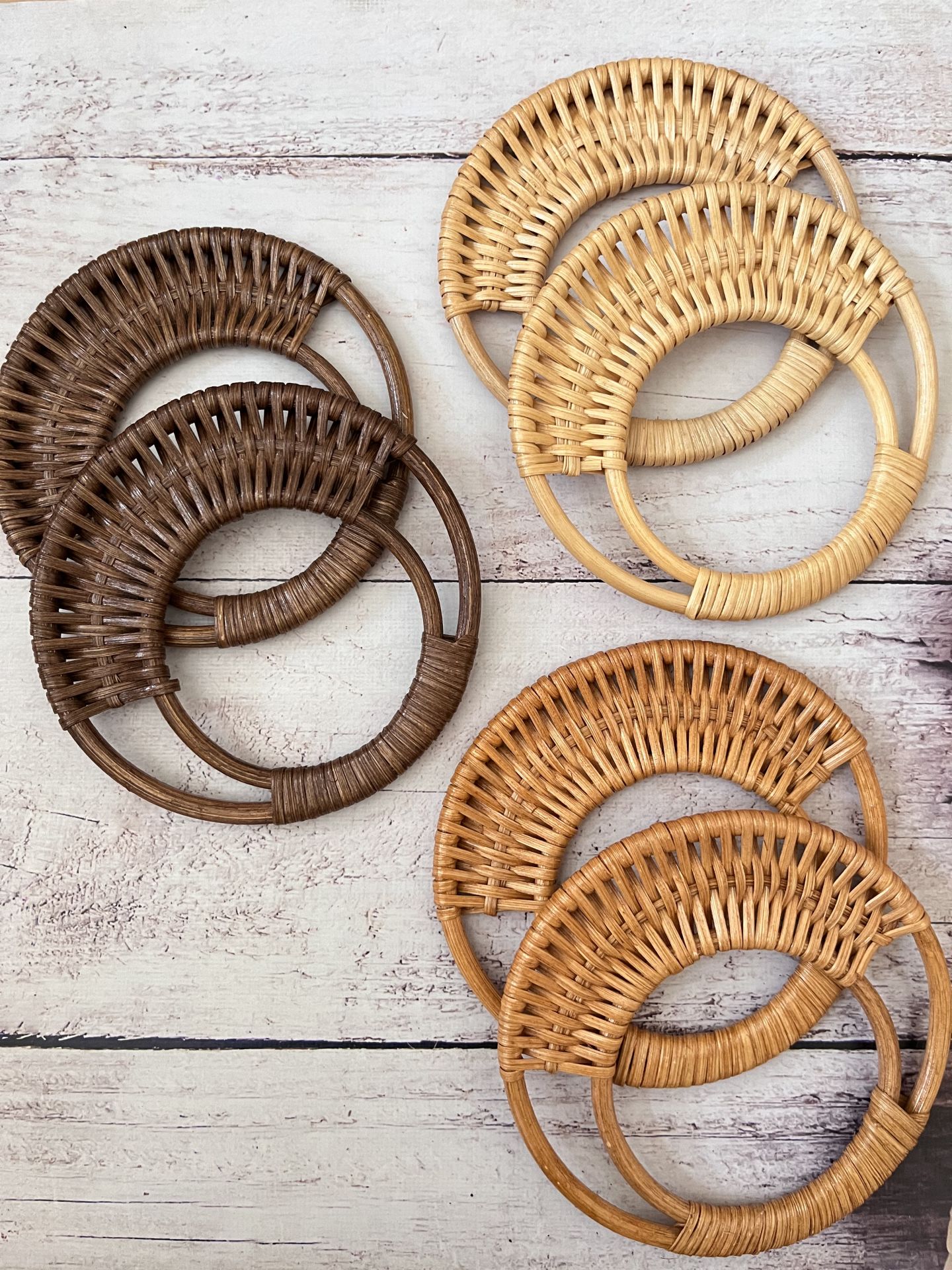 BAMBU ÇANTA SAPI YARIM ÖRGÜ  17 CM KOD-9