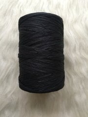 YERLİ RAFYA ÇANTA İPİ  SİYAH-9