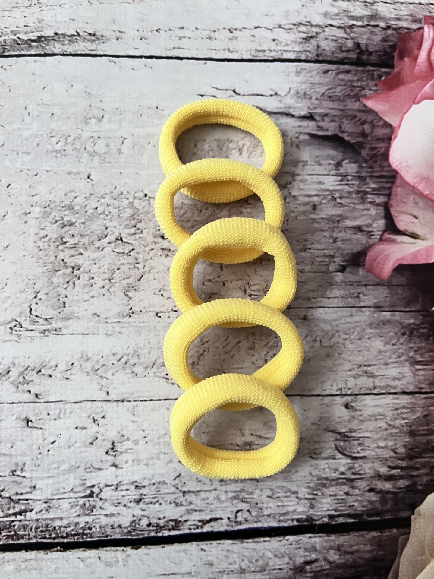 LASTİK TOKALAR 5 'Lİ PAKET Sarı