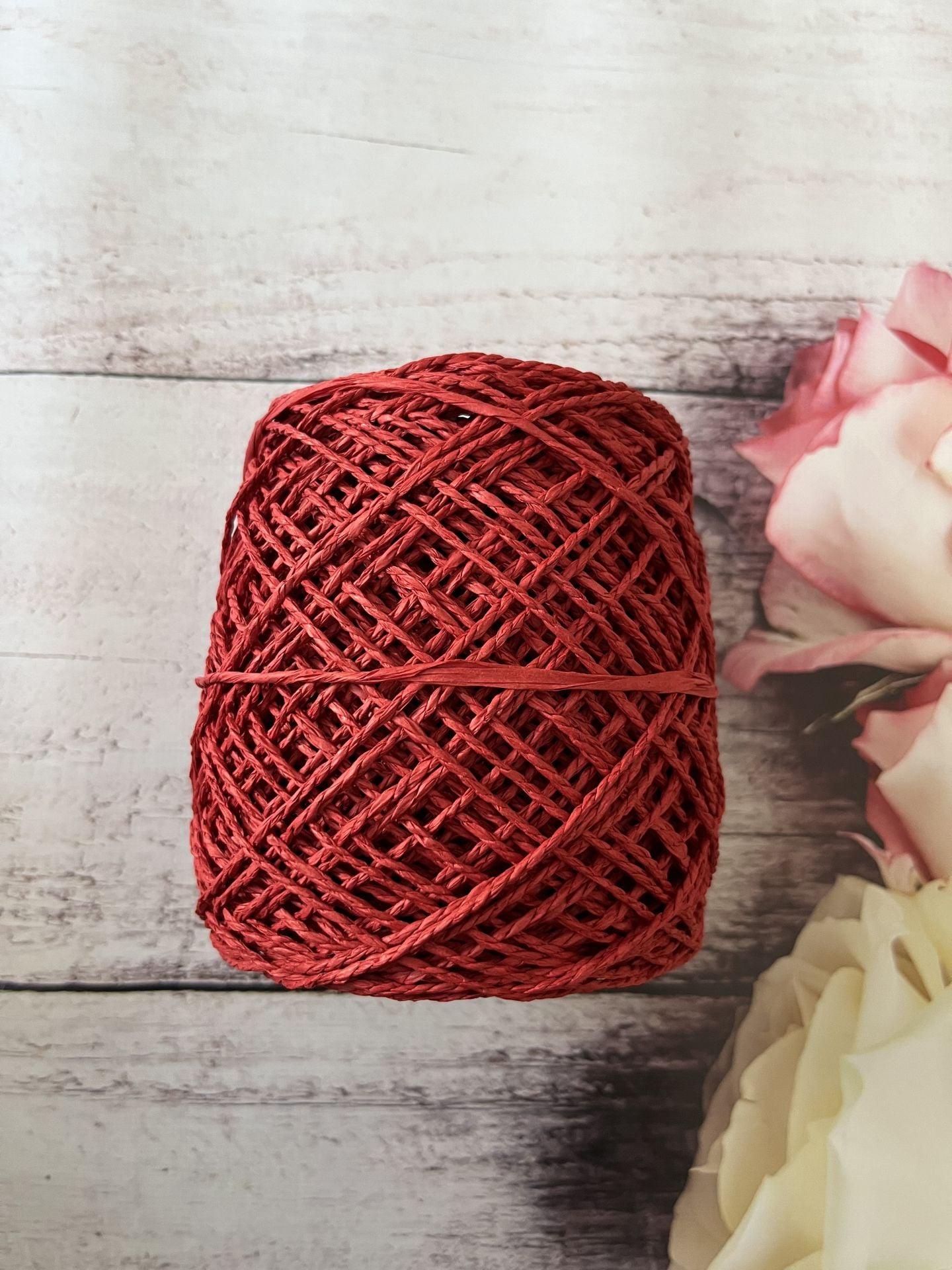 KAĞIT İP KOYU KIRMIZI