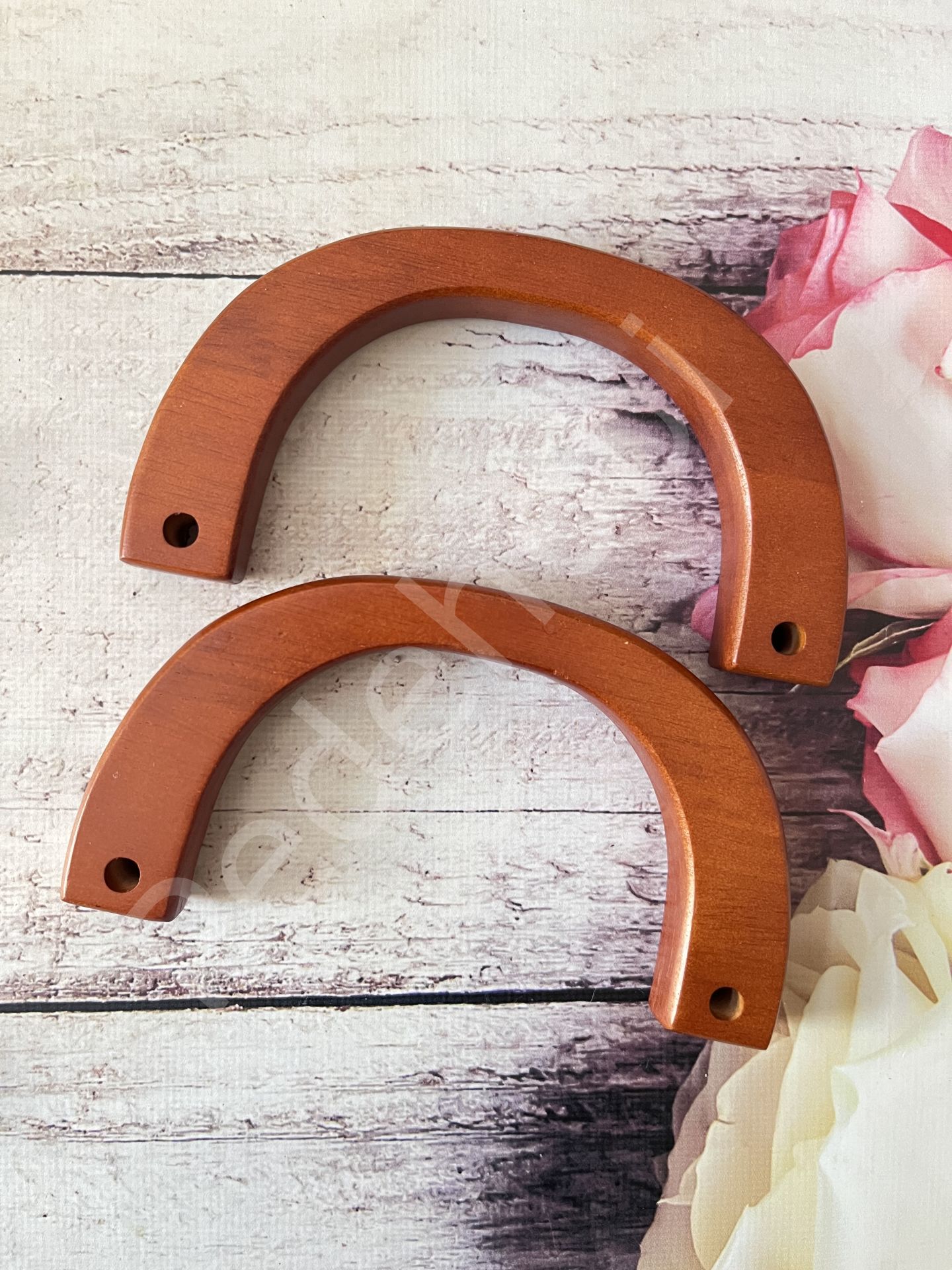 C MODEL AHŞAP BURS 16 CM 1 ÇİFT KİRAZ