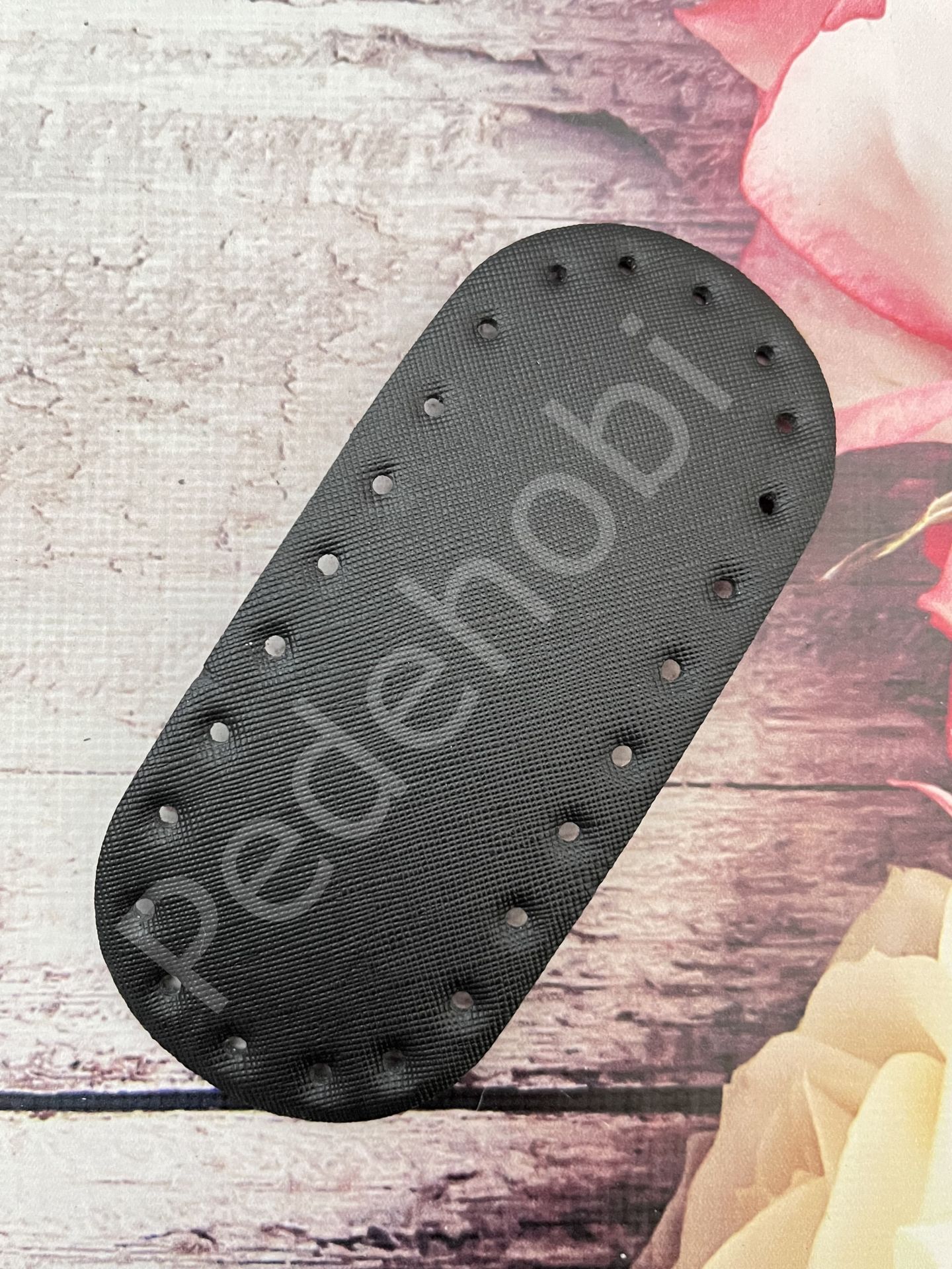 16*6 CM KÜÇÜK  ÇANTA TABANI RİVETSİZ siyah