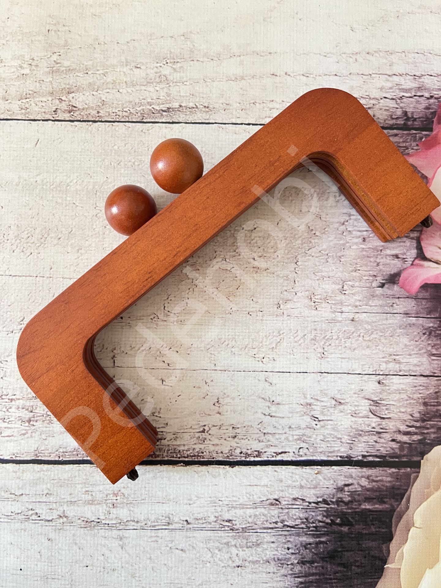 AHŞAP BURS 19.5 CM  AHŞAP TOKALI KİRAZ