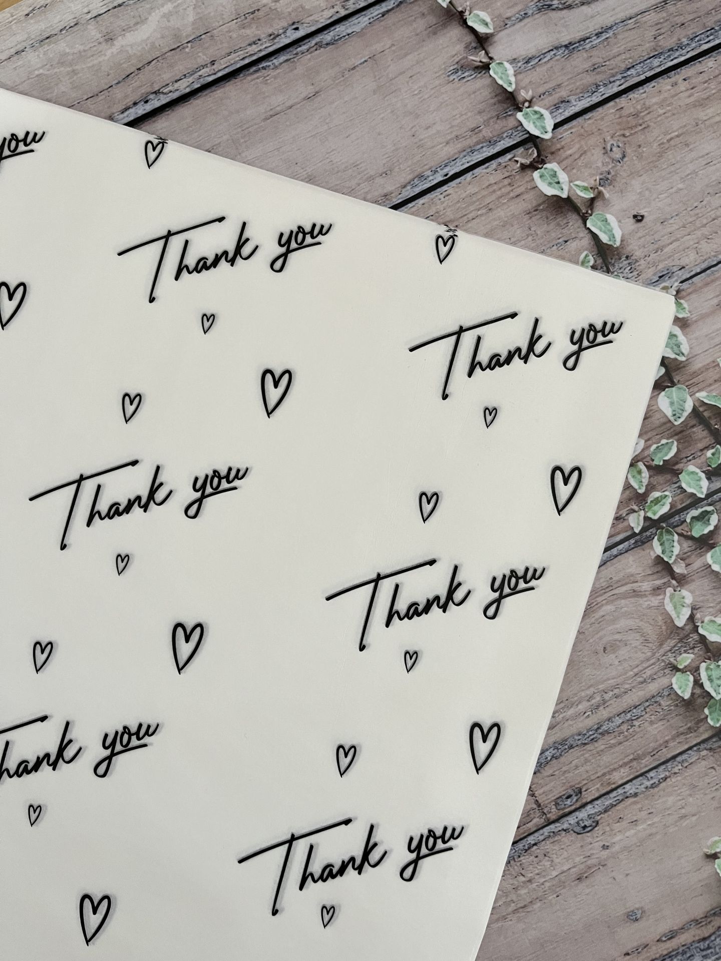 PELUR KAĞIT 5 ADET THANK YOU