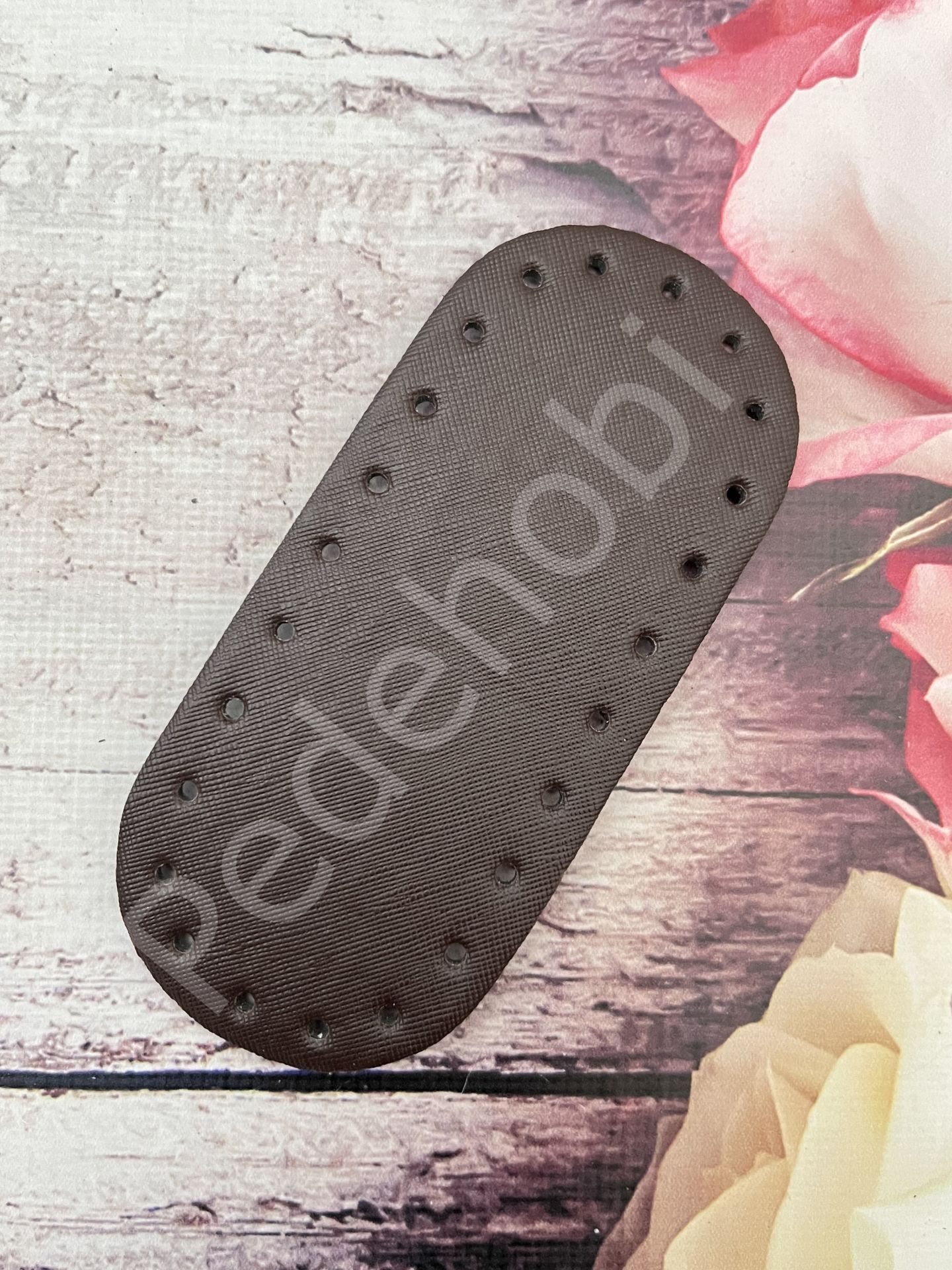 16*6 CM KÜÇÜK  ÇANTA TABANI RİVETSİZ Koyu kahve