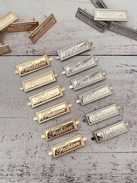 METAL ETİKET DİKDÖRTGEN 4CM