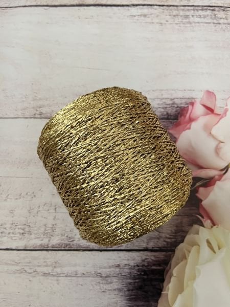 METALİK KAĞIT İP AÇIK GOLD
