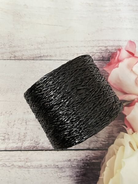 METALİK KAĞIT İP SİYAH