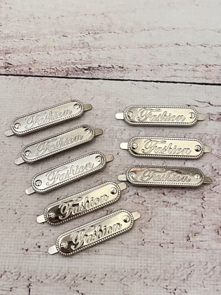 METAL ETİKET OVAL 4 CM