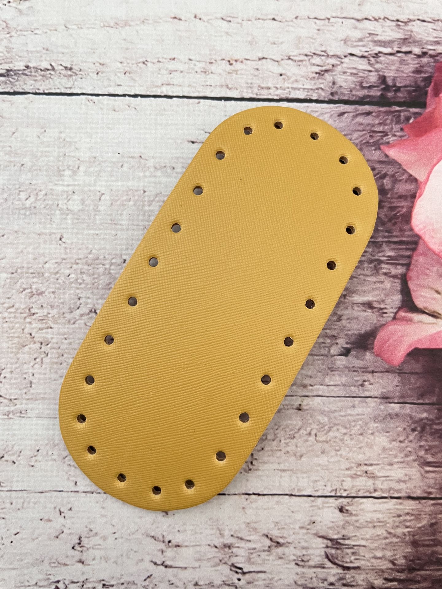 14*6 CM KÜÇÜK  ÇANTA TABANI RİVETSİZ Sarı
