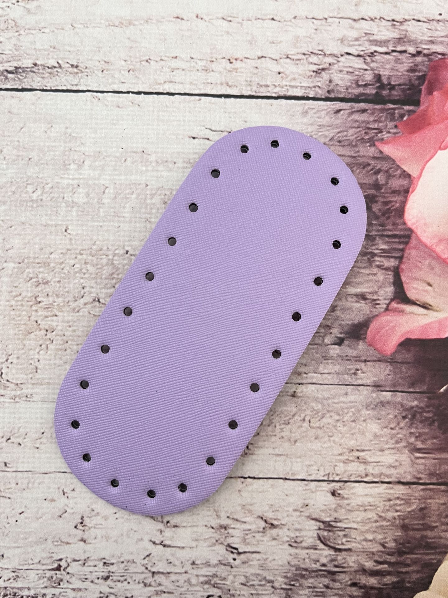 14*6 CM KÜÇÜK  ÇANTA TABANI RİVETSİZ Lila