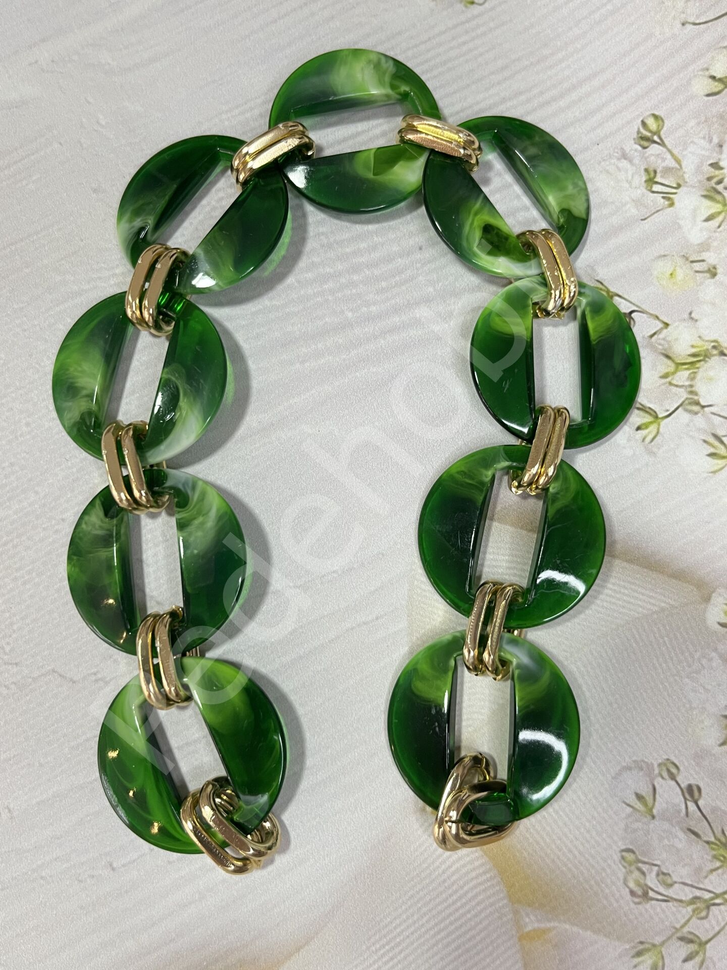 AKRİLİK ÇANTA ASKISI 35 CM yeşil