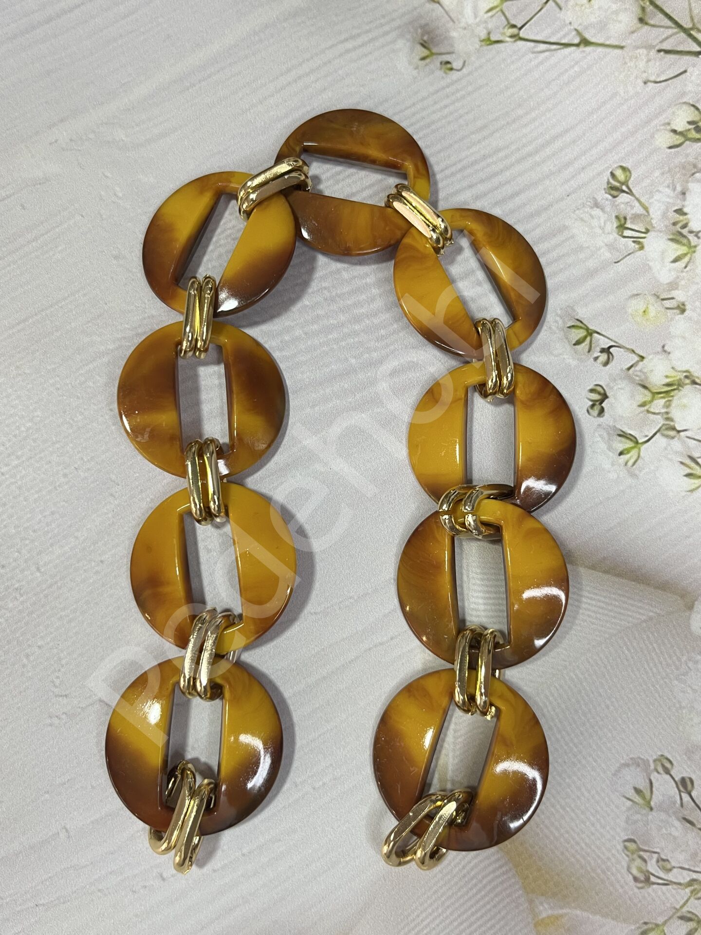 AKRİLİK ÇANTA ASKISI 35 CM Hardal