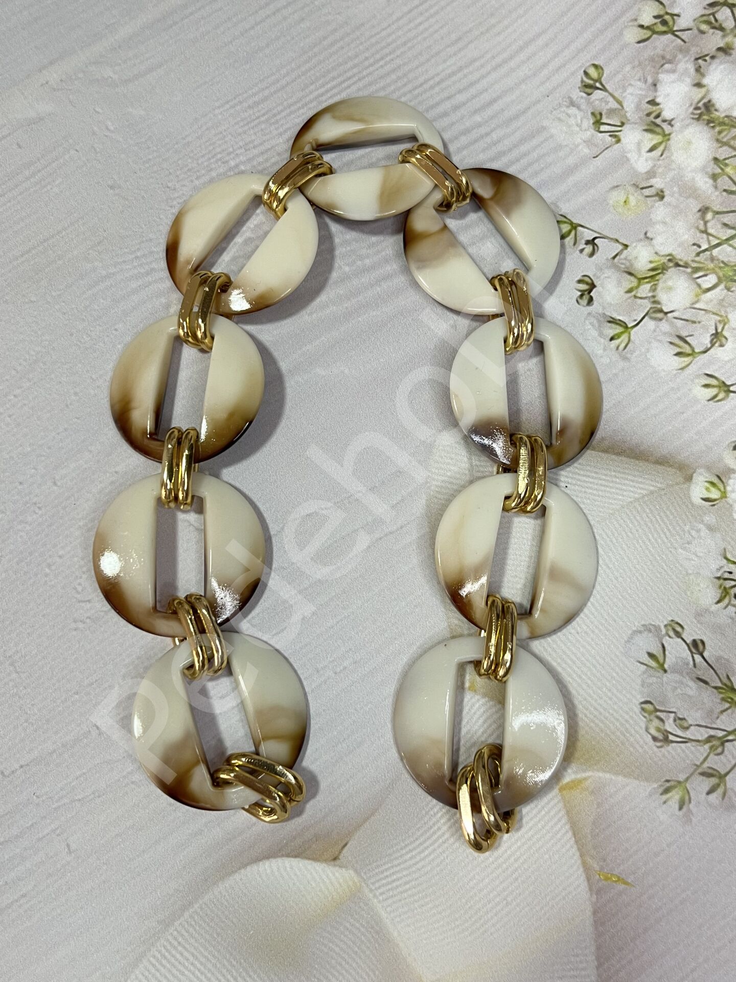 AKRİLİK ÇANTA ASKISI 35 CM BEJ