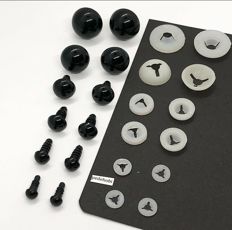 İTHAL 1 ÇİFT GÜVENLİ SİYAH GÖZ