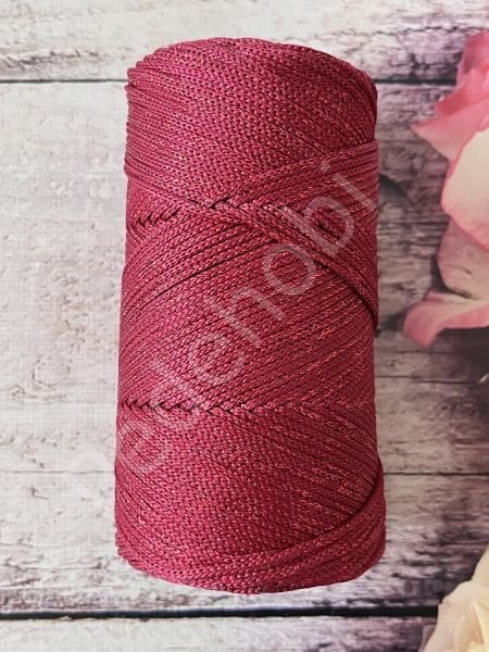 4 NO SİMLİ POLYESTER BORDO