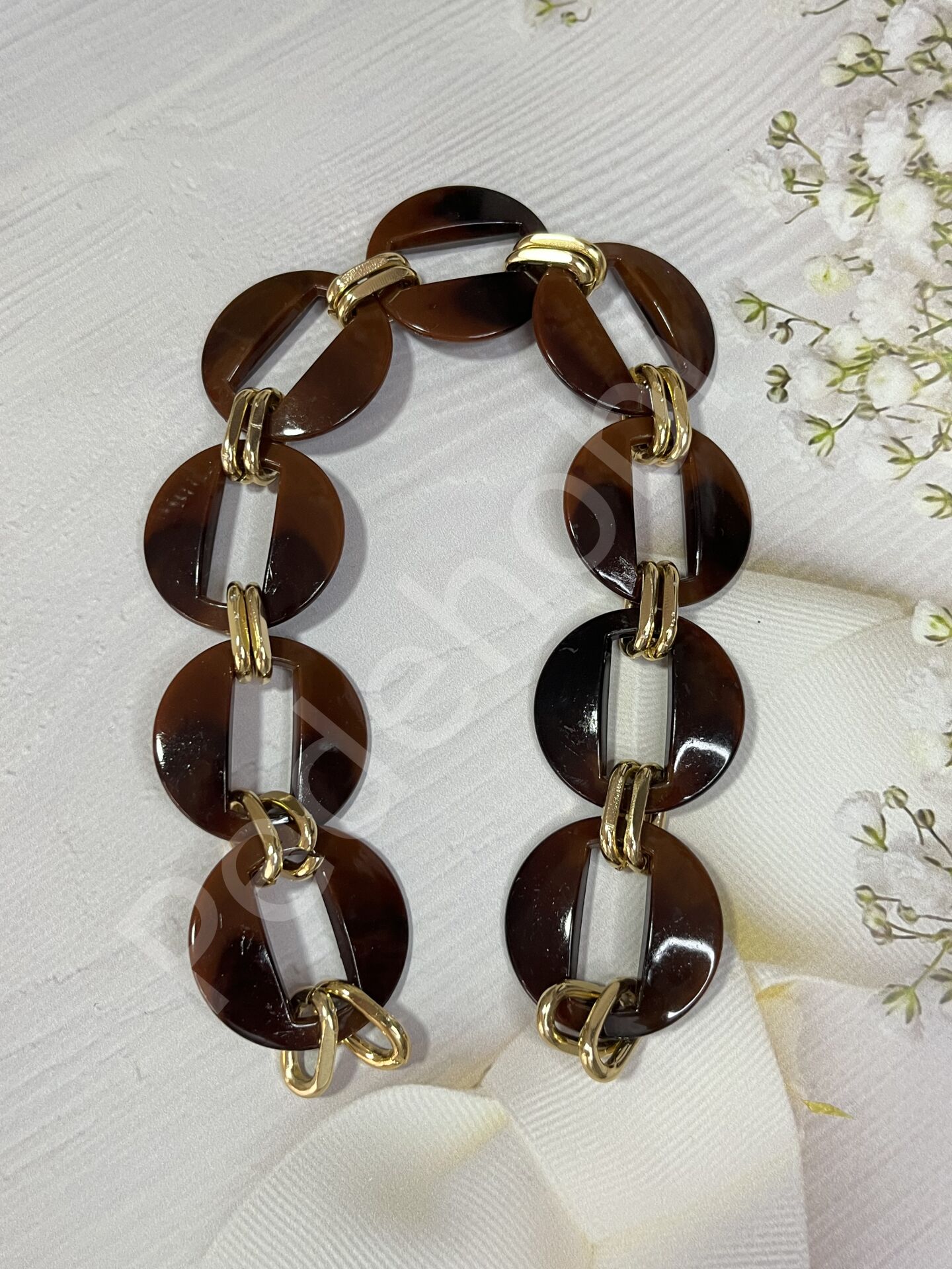 AKRİLİK ÇANTA ASKISI 35 CM KAHVE
