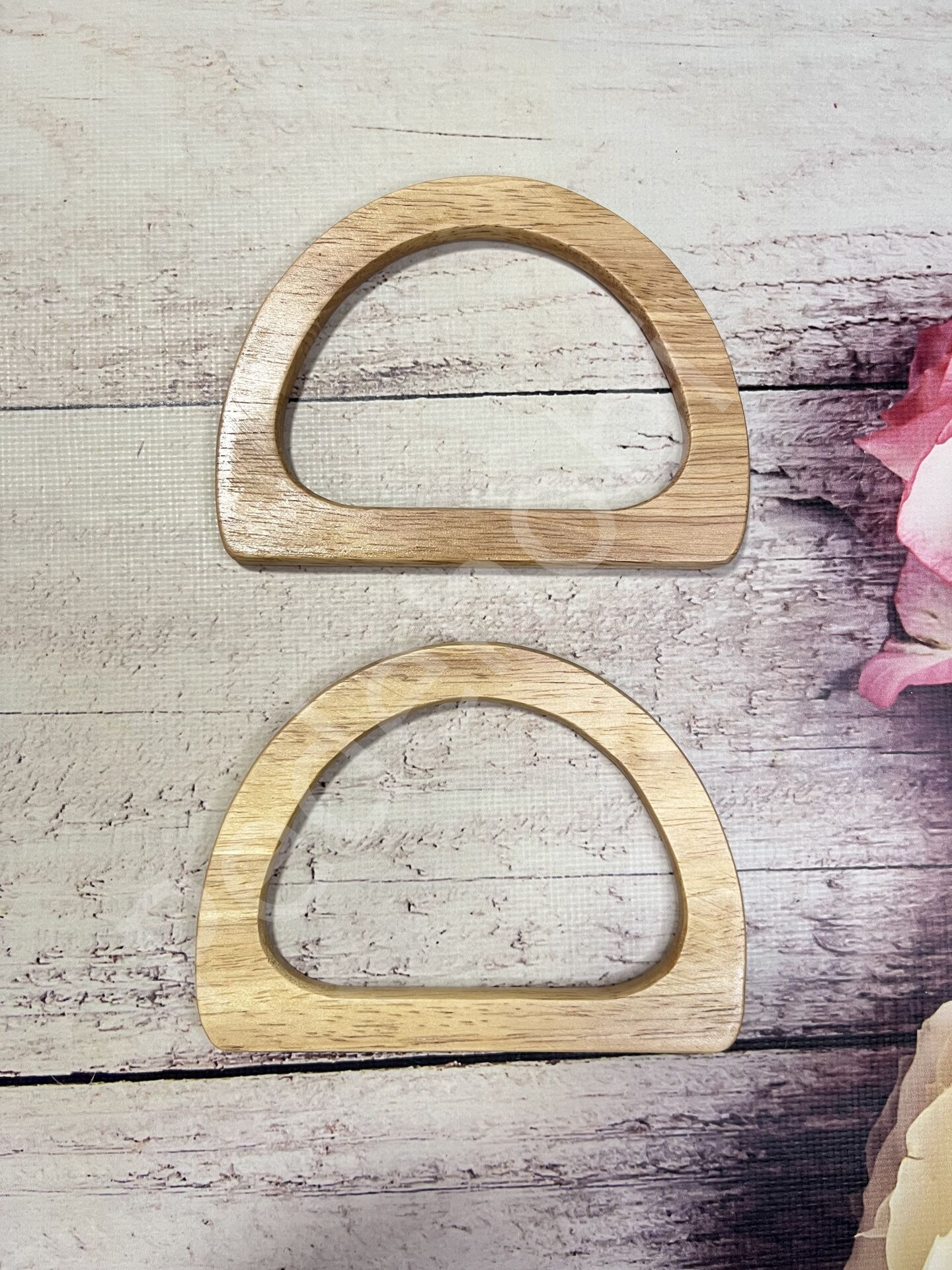 D MODEL AHŞAP KULP 13.50 CM 1 ÇİFT NATUREL
