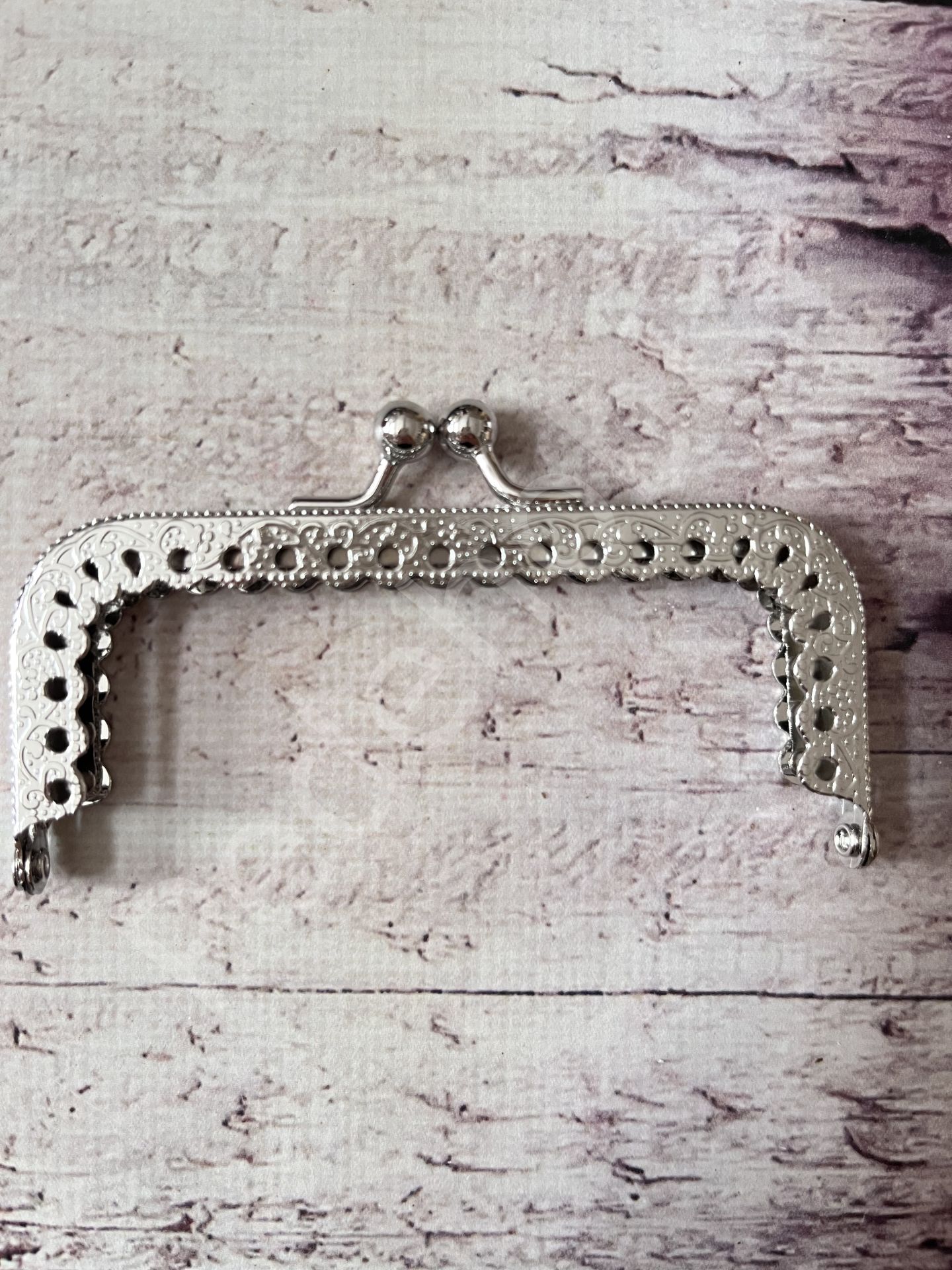 10 CM  KULPSUZ CÜZDAN KLİPS GÜMÜŞ KARE