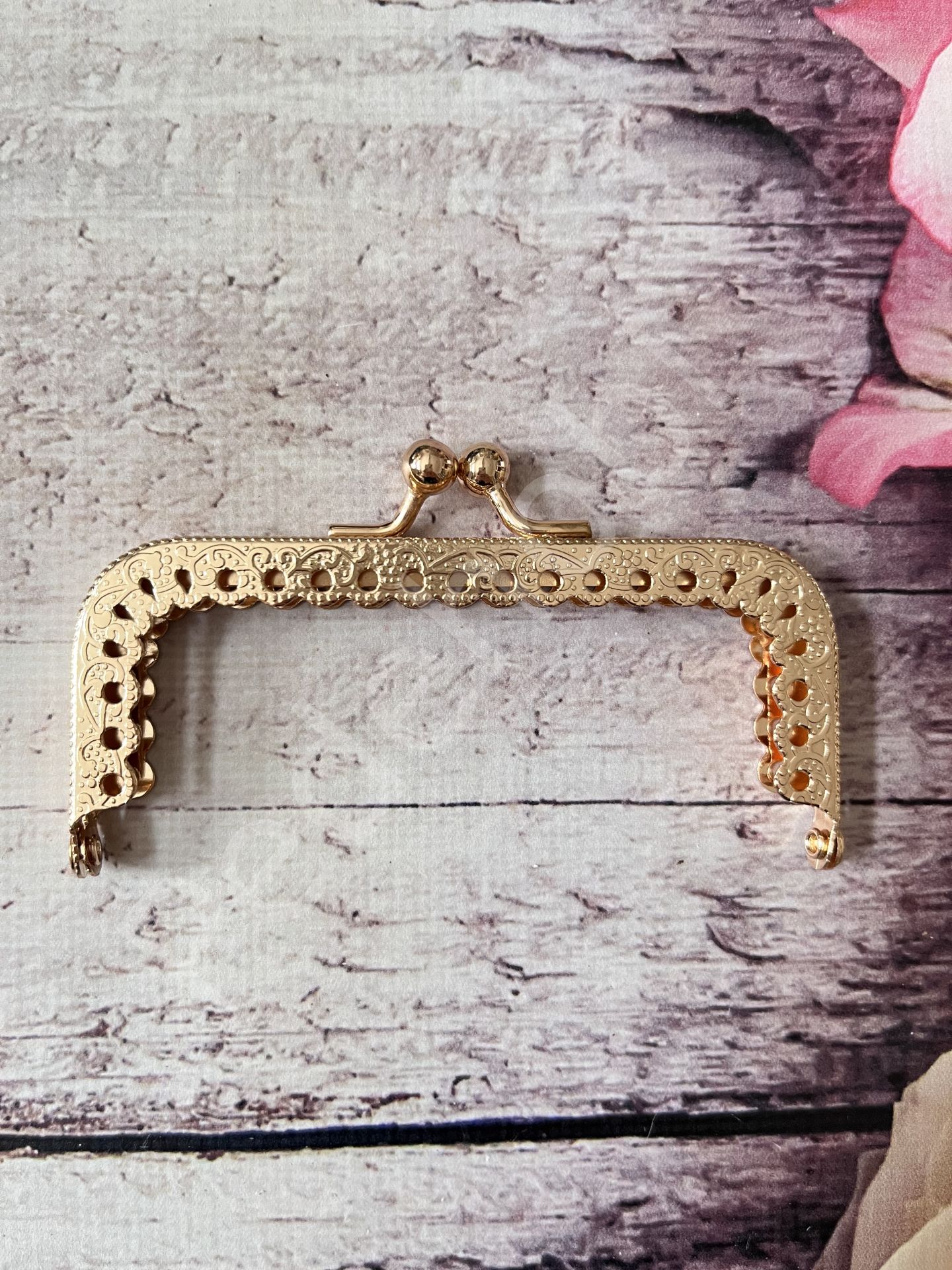 10 CM  KULPSUZ CÜZDAN KLİPS KARE GOLD