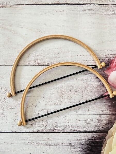 ŞİRİN 25 CM YARIM YUVARLAK ÇANTA SAPI 1 ÇİFT