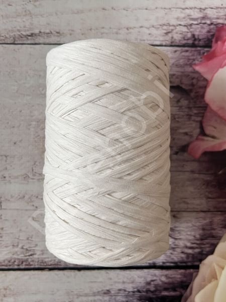 YERLİ RAFYA ÇANTA İPİ 32 BEYAZ