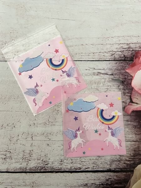 10 X 10 CM UNİCORN POŞET 10 ADET