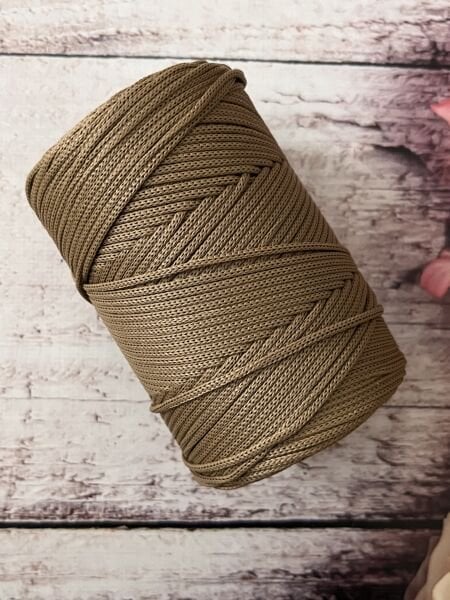 4 NO POLYESTER MAKROME KOYU BEJ 440