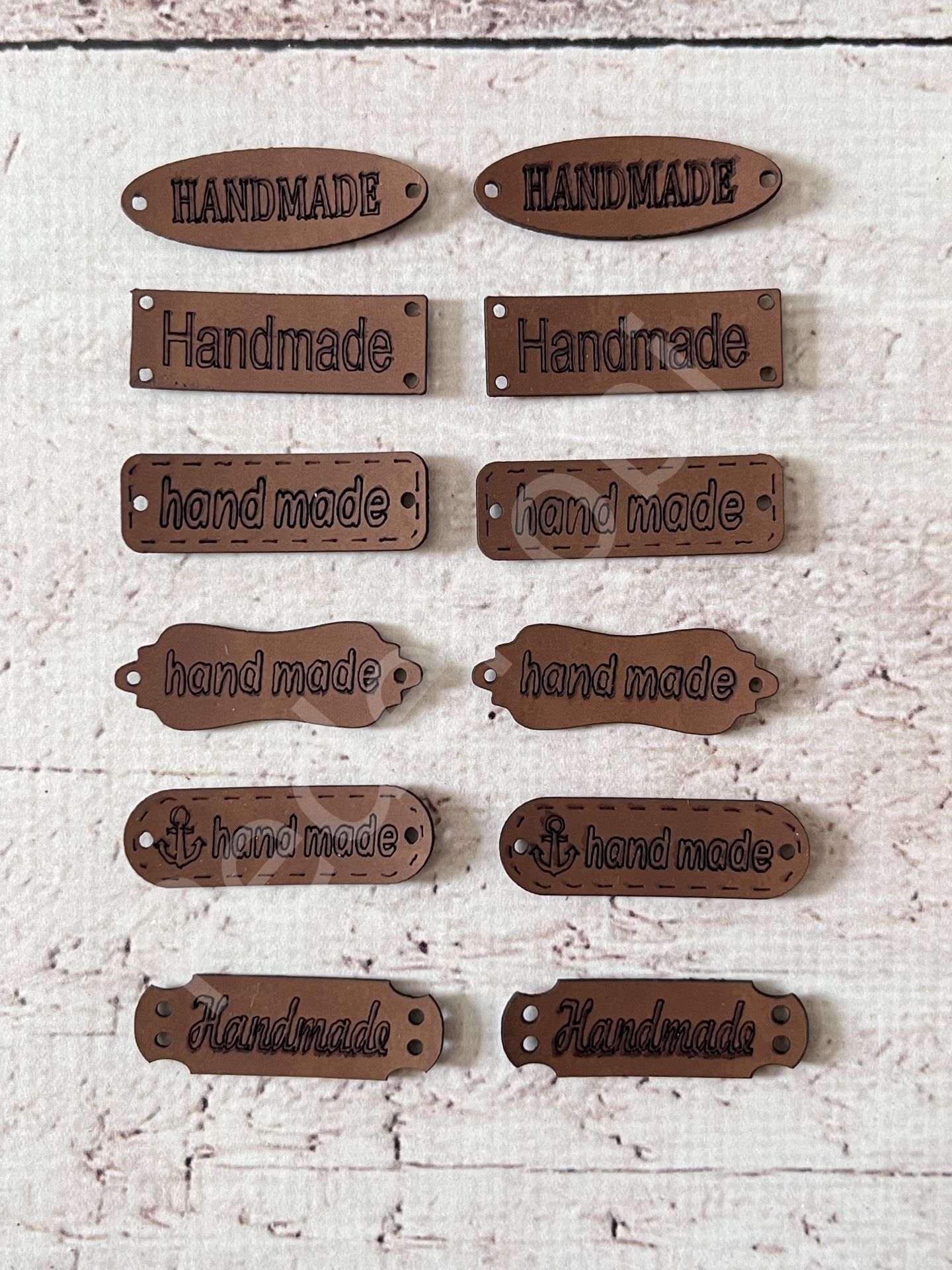 DERİ ETİKET KARIŞIK MODEL