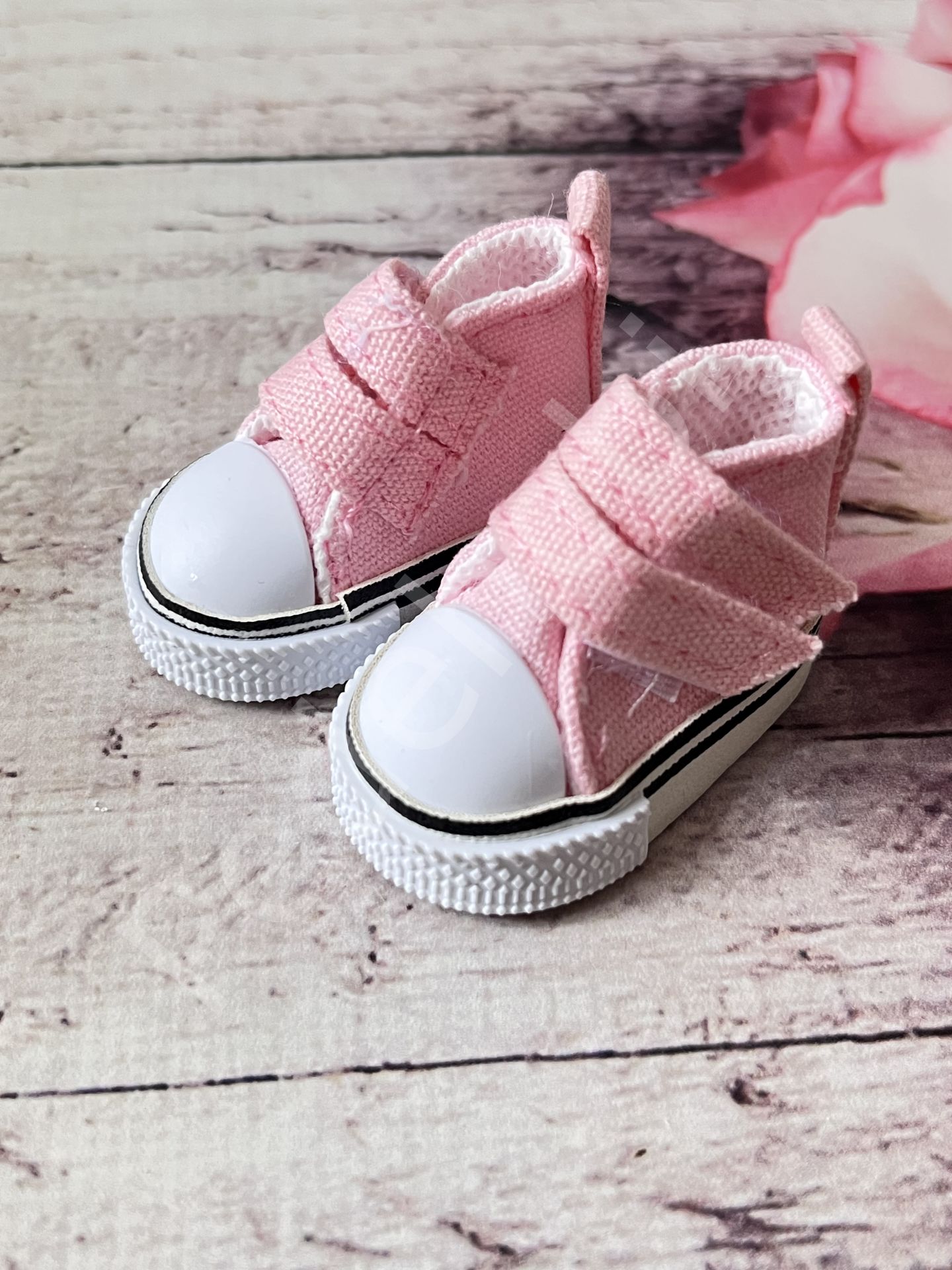 CONVERS AYAKKABI 5 CM ÇIRTLI PEMBE