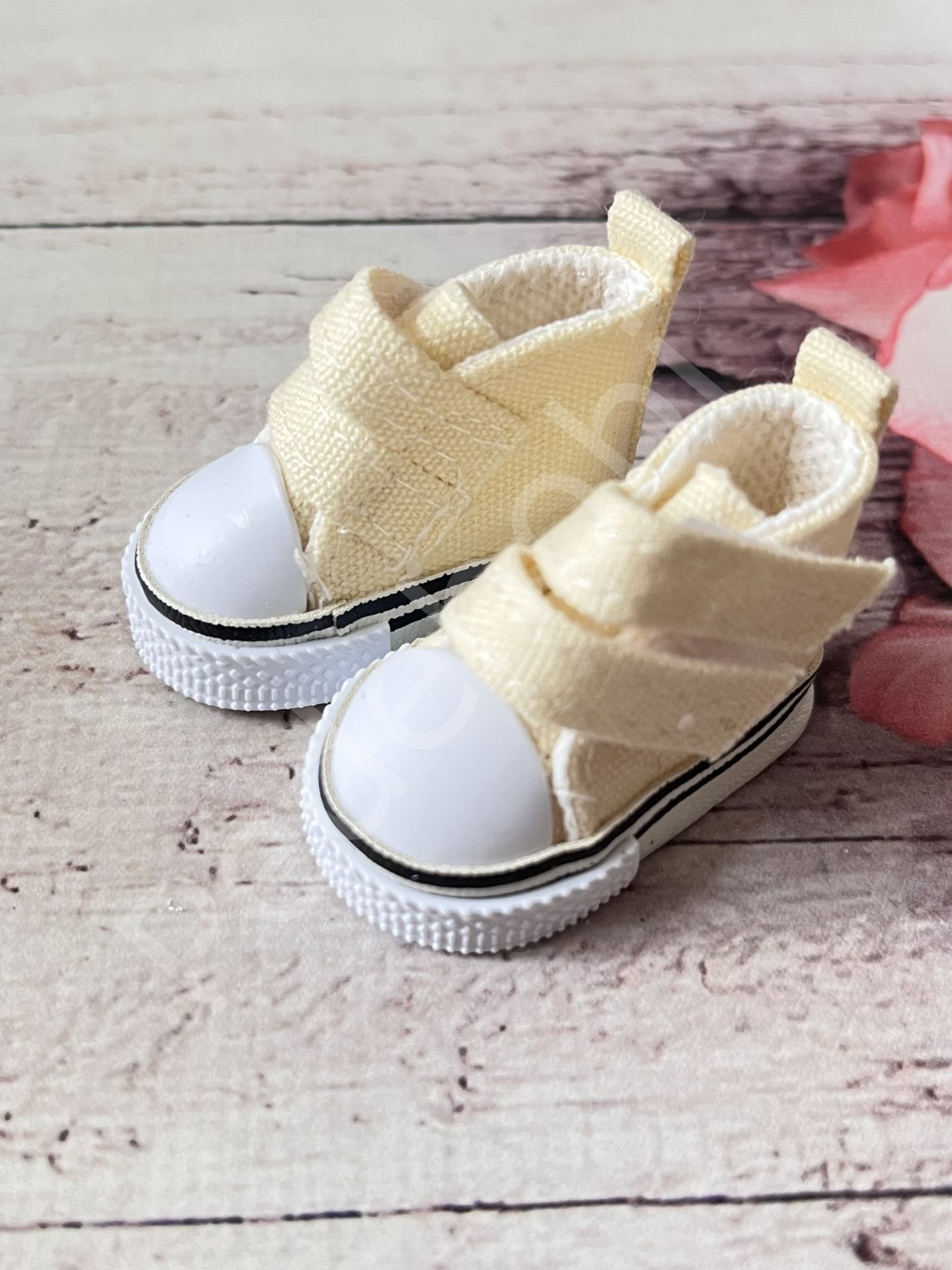 CONVERS AYAKKABI 5 CM ÇIRTLI KREM