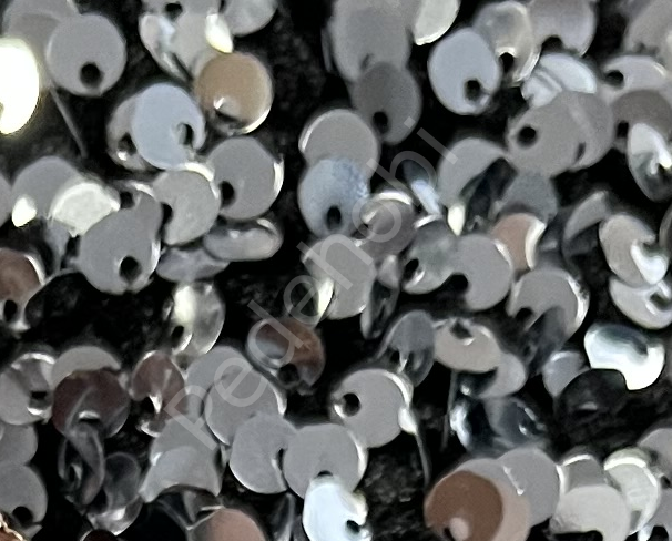 ABİYE PULLU KUMAŞLAR SİYAH PULLU