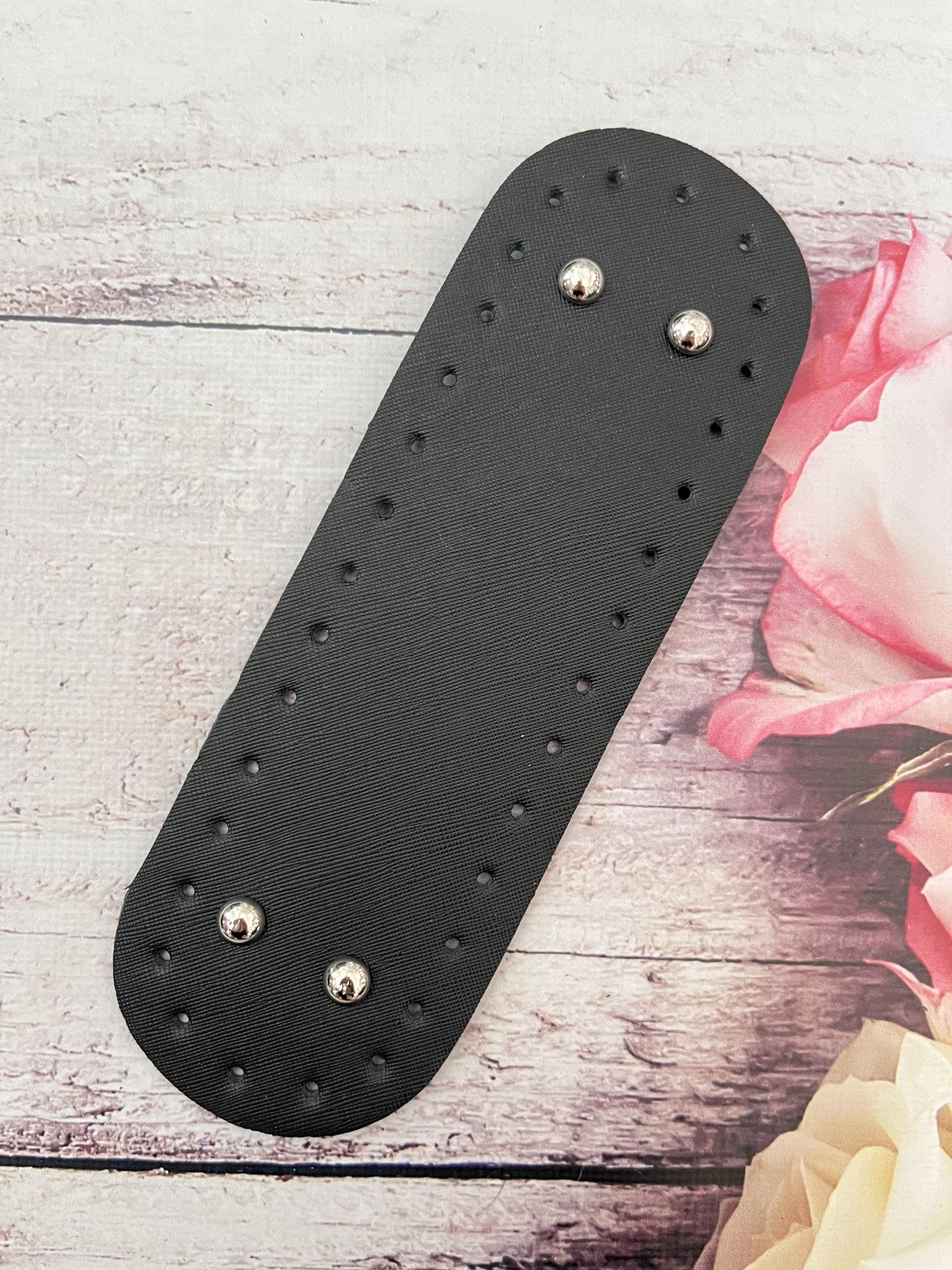 22 * 7 CM OVAL  ÇANTA TABANI RİVETLİ Koyu yeşil
