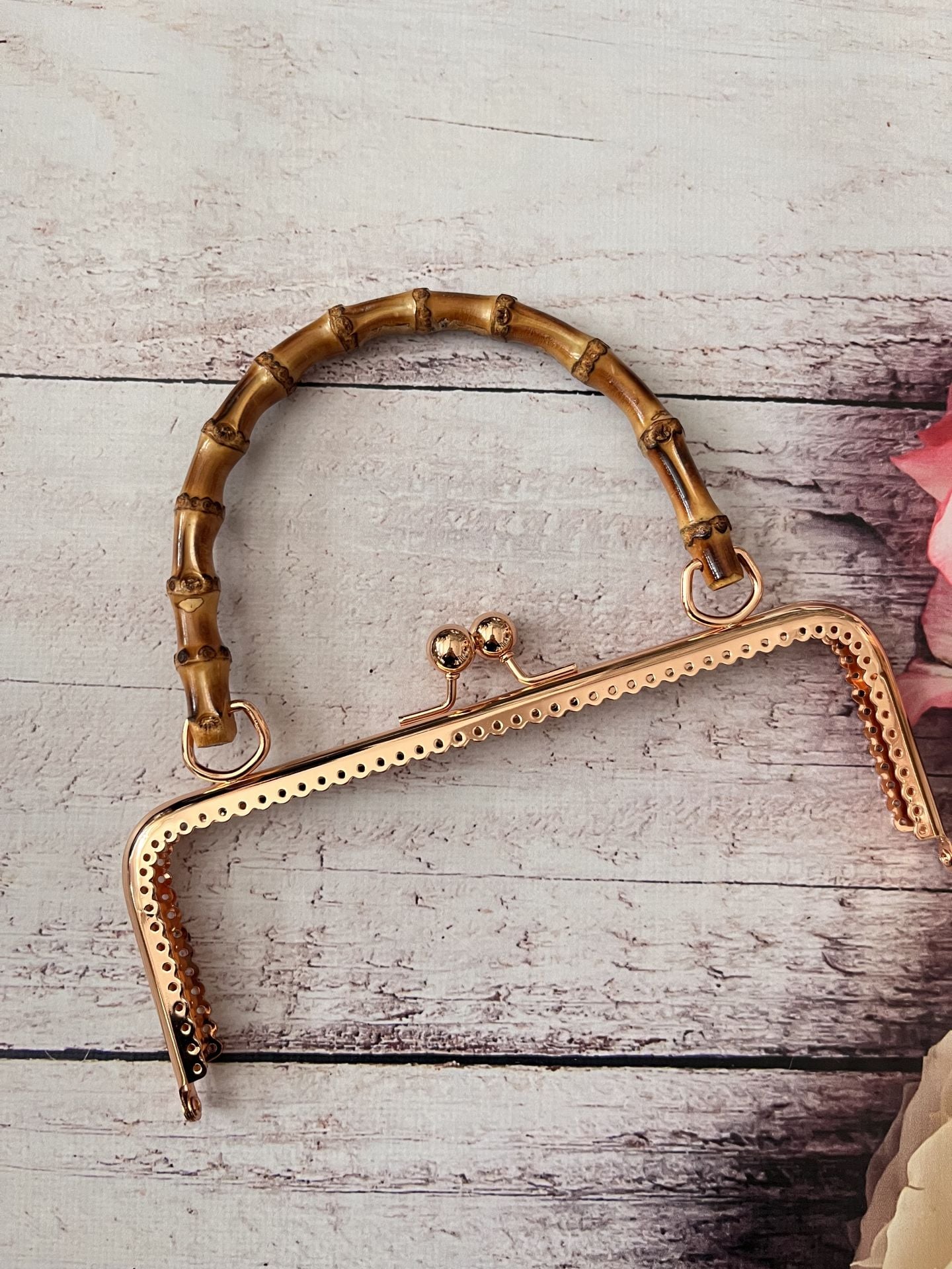 BAMBU SAPLI 20 CM METAL BURS Gold