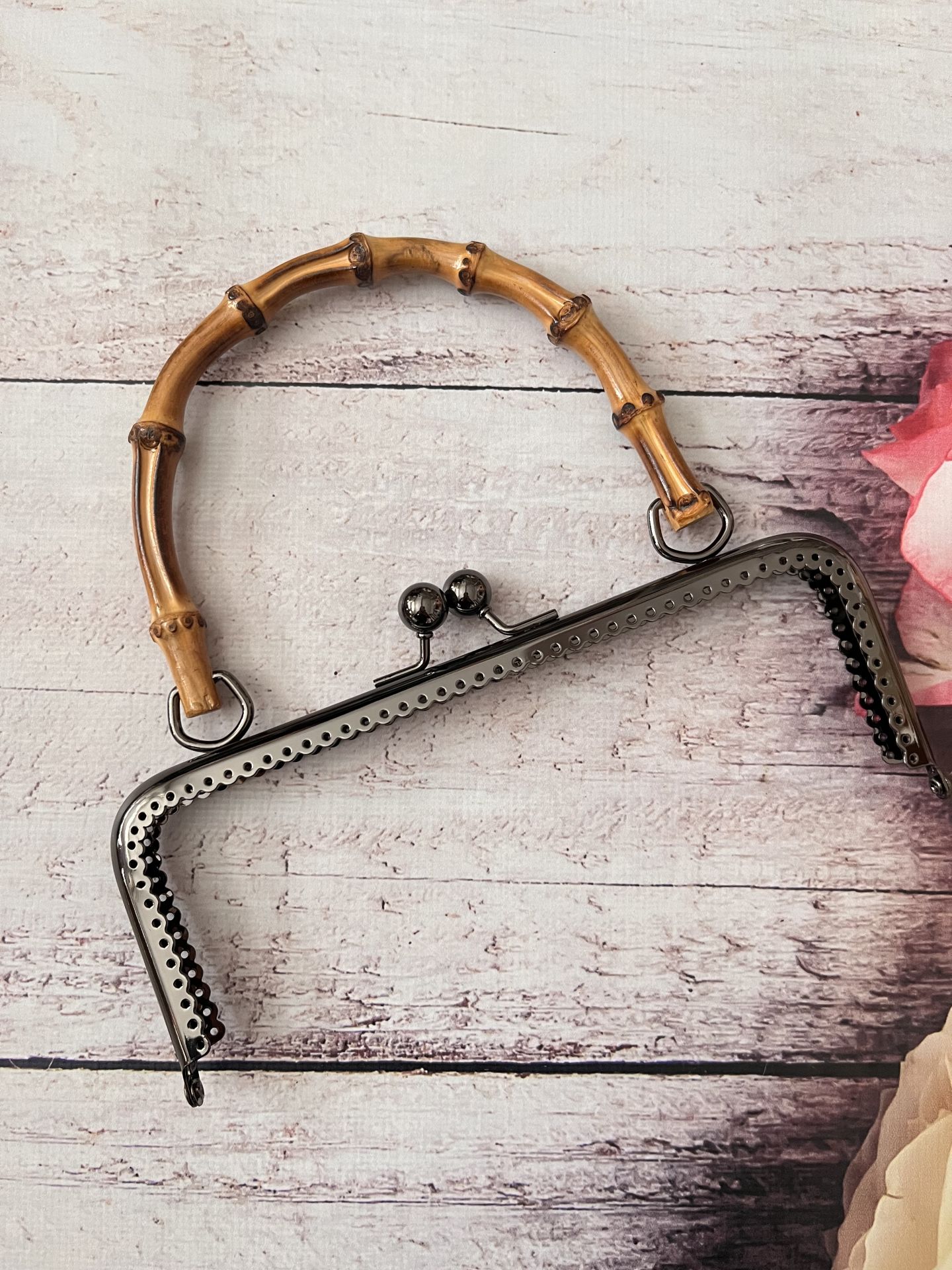 BAMBU SAPLI 20 CM METAL BURS Antrasit