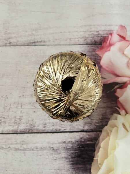 METALİK RAFYA İP 50 GR. 110 MT. Gold