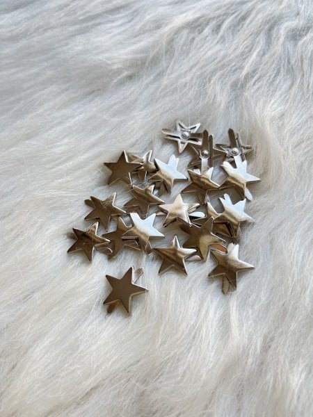 ÇANTA SÜSÜ GÜMÜŞ YILDIZ 1 ADET