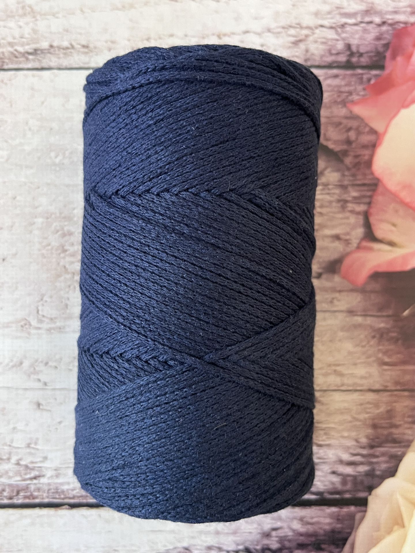 PAMUK MAKROME İNCE LACİVERT