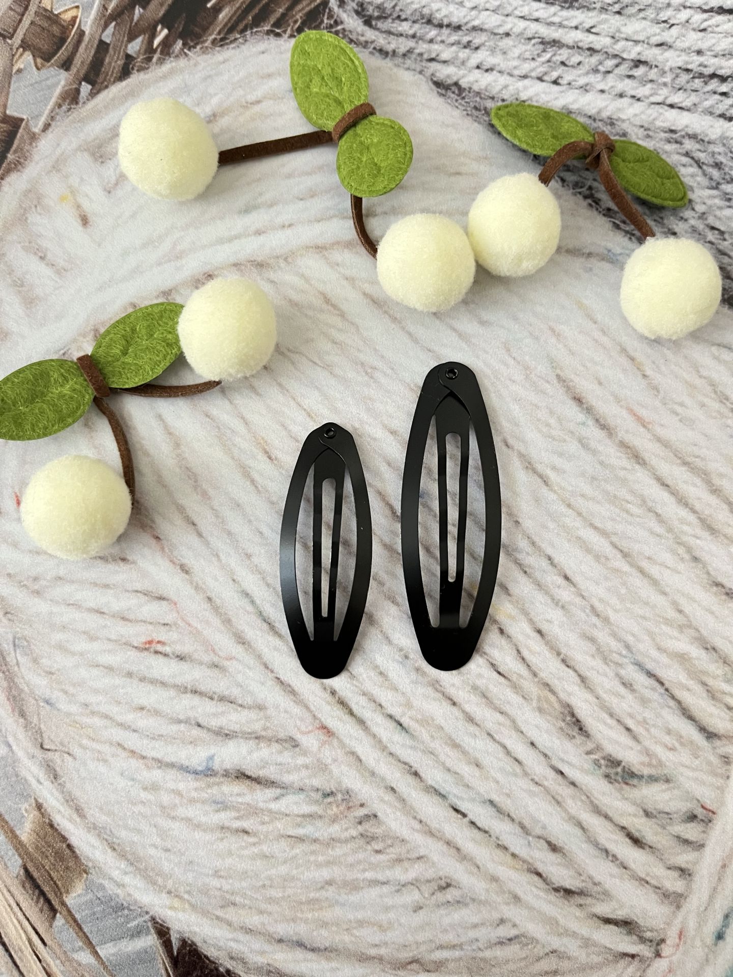 OVAL SİYAH ÇITÇIT TOKALAR
