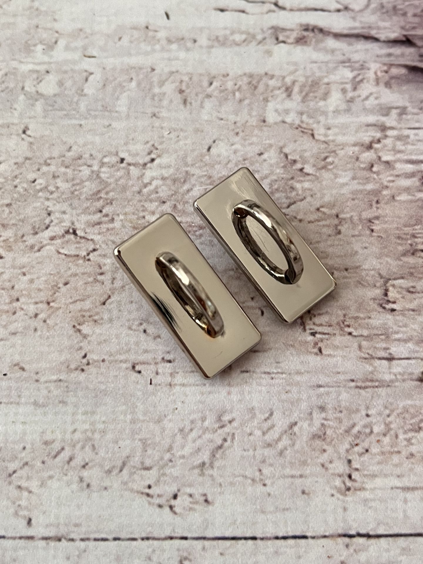 METAL KÖPRÜ 1 ÇİFT   (3 *1.20 CM) Gümüş
