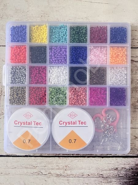TAKI YAPIM KİTİ KUM BONCUK SET NO:1