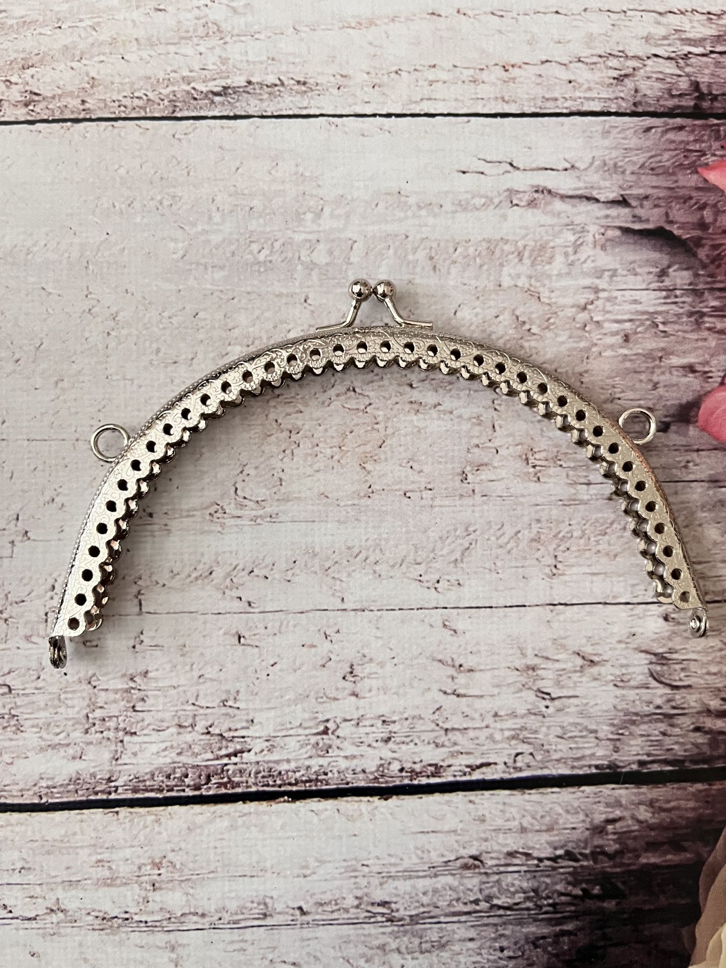 16 CM OVAL KULPLU KLİPS Gümüş