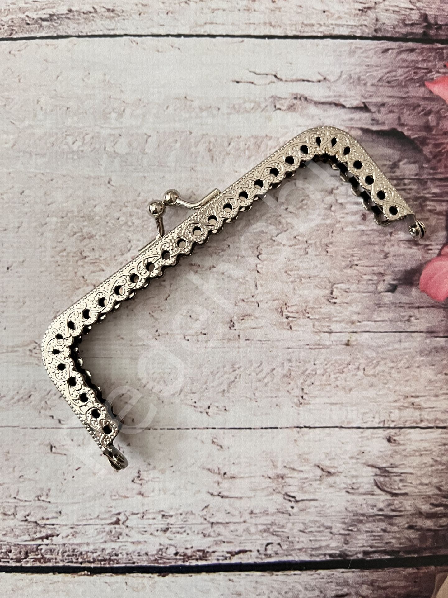 15 CM KULPSUZ KARE CÜZDAN KLİPS Gümüş