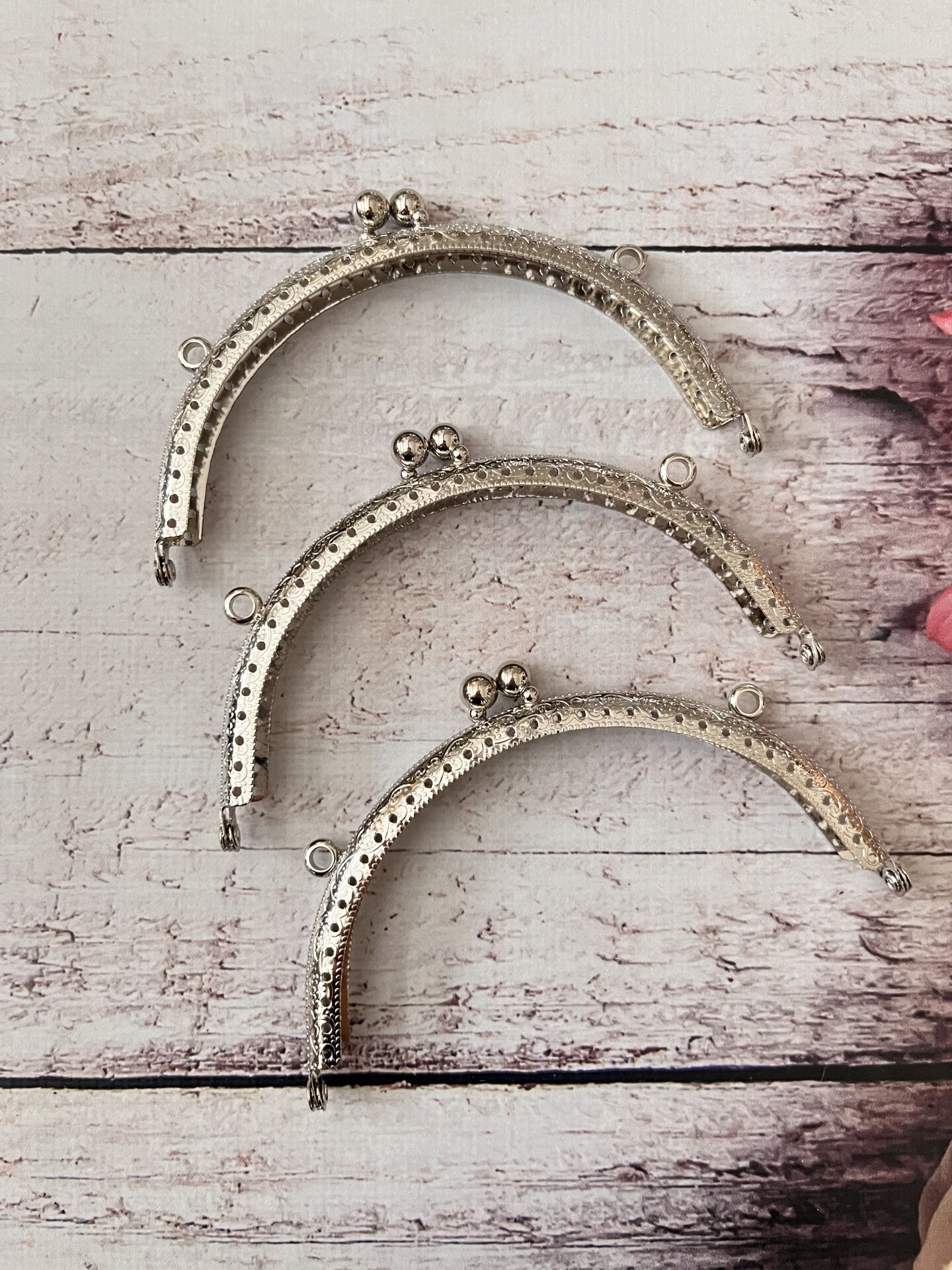 12.50 CM  KULPLU OVAL GÜMÜŞ KLİPS